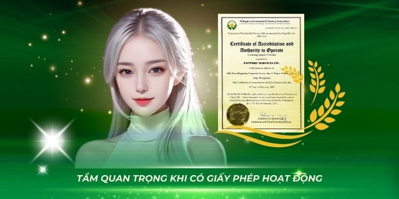 Vai trò của giấy phép trong quản lý dịch vụ cho nhà cái trên thị trường cá cược